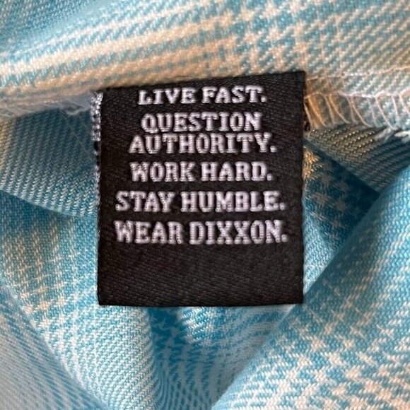 Dixxon Plaid Button Up Flannel Shirt Classics Redefined West Coast Muscle Car S - Picture 9 of 9